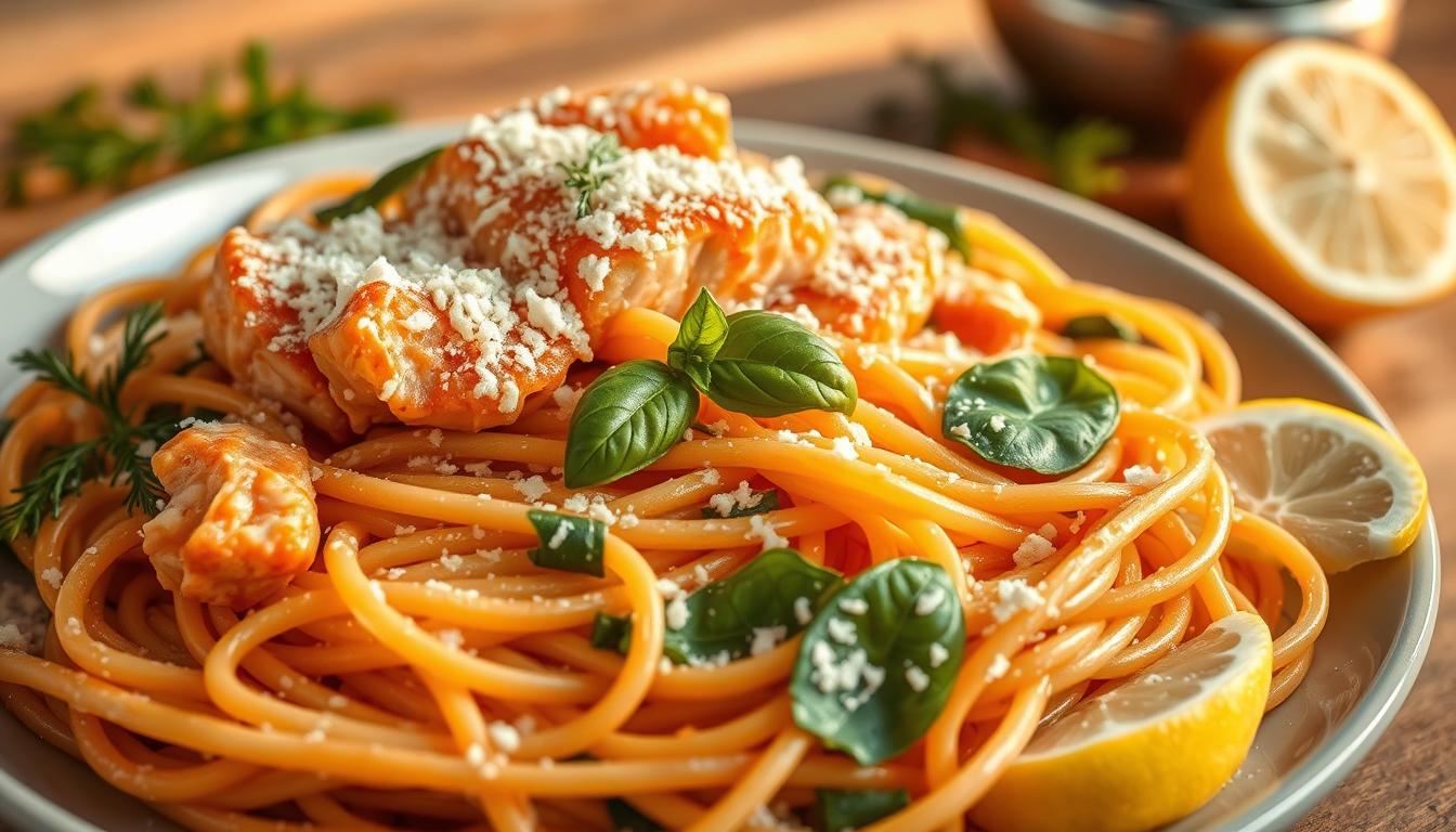 salmon pasta recipe